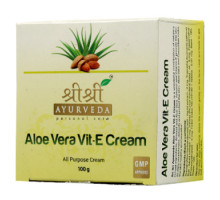 Крем Алоє Вера з вітаміном Е (Aloe Vera Vit E cream), 100 грам