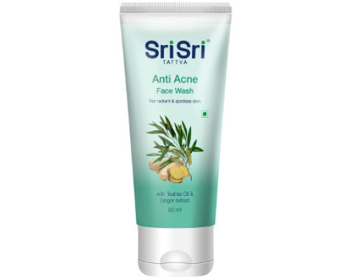 Anti acne face wash Sri Sri Tattva, 60 ml