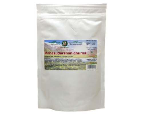 Махасударшан порошок Адарш Аюрведик (Mahasudarshan powder Adarsh Ayurvedic), 100 грамм