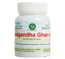 Ashwagandha Ghan vati, 20 grams ~ 50 tablets