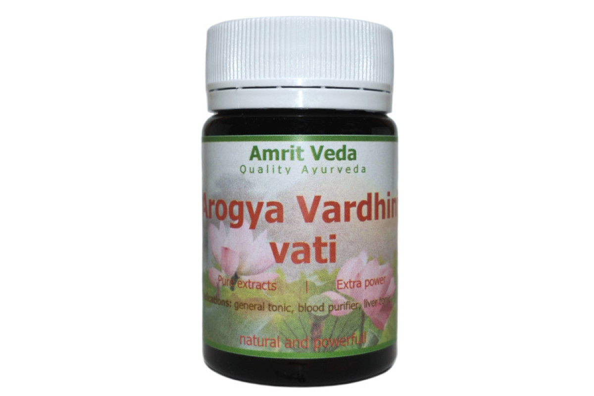 Арогьявардхини вати Амрит Веда (Arogyavardhini vati Amrit Veda), 90 ...