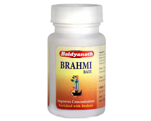 Брамі баті Байд'янатх (Brahmi bati Baidyanath), 80 таблеток