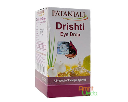 Очні краплі Дрішті Патанджалі (Eye drops Drishti Patanjali), 10 мл
