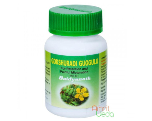 Гокшураді Гуггул Байд'янатх (Gokshuradi Guggulu Baidyanath), 80 таблеток - 30 грам