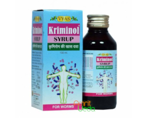 Крімінол сироп В’яс Фармасі (Kriminol syrup Vyas Pharmacy), 100 мл
