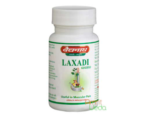 Лакшади Гуггул Байдьянатх (Laxadi Guggulu Baidyanath), 80 таблеток - 30 грамм