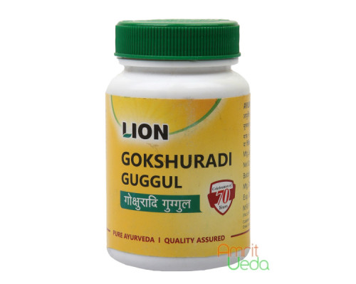 Gokshuradi Guggul Lion (Gokshuradi Gugul Lion), 100 tablets