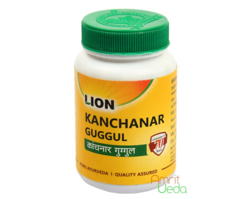 Канчнар Гуггул Лайон (Kanchnar Guggul Lion), 100 таблеток - 50 грам
