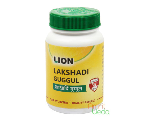 Лакшади Гуггул Лайон (Lakshadi Guggul Lion), 100 таблеток - 30 грамм