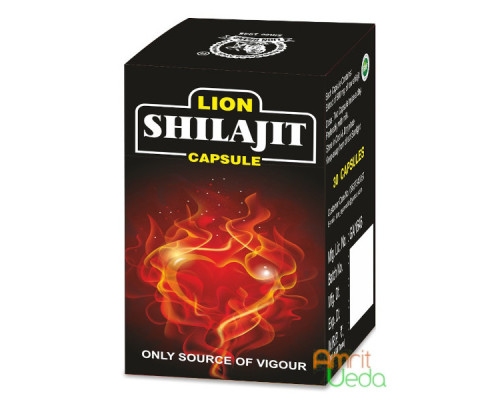 Шиладжит очищенный Лайон (Shilajeet Lion), 30 капсул