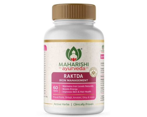 Рактда Махаріши Аюрведа (Raktda Maharishi Ayurveda), 60 таблеток