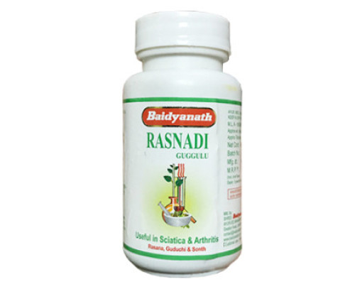 Раснаді Гуггул Байд'янатх (Rasnadi Guggulu Baidyanath), 80 таблеток - 30 грам