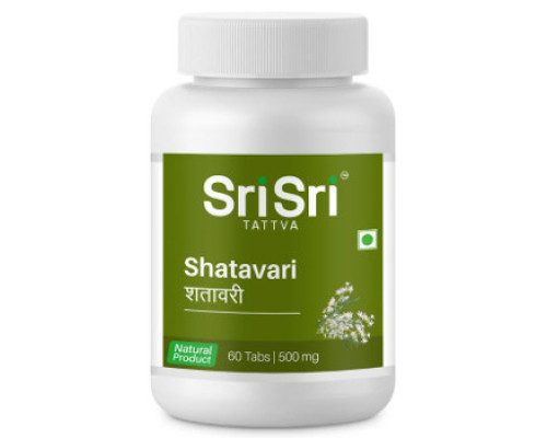 Шатаварі Шрі Шрі Таттва (Shatavari Sri Sri Tattva), 60 таблеток - 30 грам
