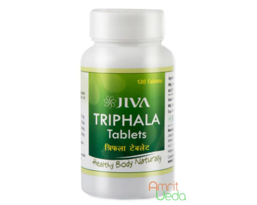 Трифала Джива (Triphala Jiva), 120 таблеток