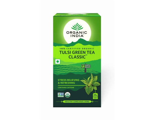 Tulsi Green tea Organic India, 20 tea bags