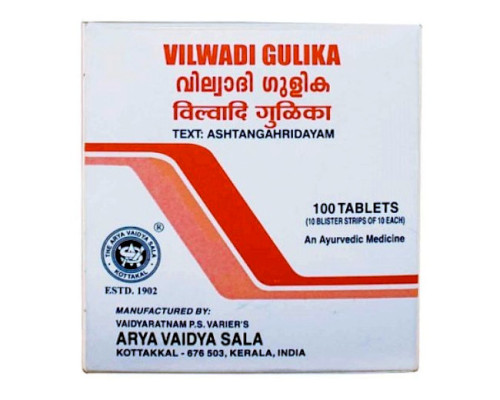 Вильвади гулика Коттаккал (Vilwadi gulika Kottakkal), 100 таблеток