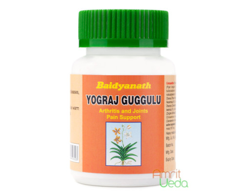 Йогарадж Гуггул Байд'янатх (Yograj Guggulu Baidyanath), 100 таблеток - 45 грам
