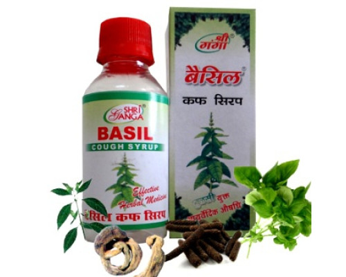 Cough syrup Basil Shri Ganga, 100 ml
