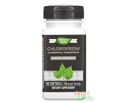 Chlorofresh - сhlorophyll сoncentrate Nature's Way, 90 softgels