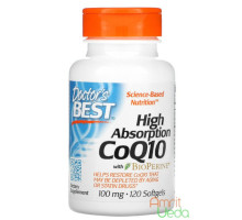 Коензим Q-10 з БіоПерином 100 мг (Coenzyme Q10 with BioPerine), 120 капсул