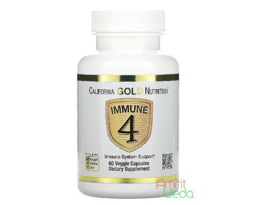 Иммун 4 Кэлифорниа Голд Нутришн (Immune 4 California Gold Nutrition), 60 капсул