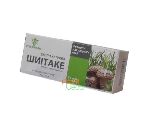 Shiitake extract Elit-Pharm, 80 tablets