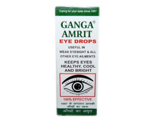 Очні краплі Ганга Амріт Б.С. Хасарам (Eye drops Ganga Amrit B.C. Hasaram), 25 мл