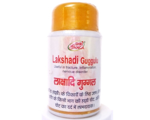 Лакшаді Гуггул Шрі Ганга (Lakshadi Guggulu Shri Ganga), 50 грам - 100 таблеток - 100 таблеток