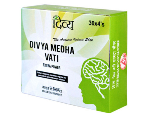Дивья Медха вати Патанджали (Divya Medha vati Patanjali), 120 таблеток