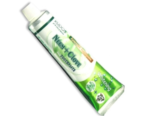Зубная паста Ним и Гвоздика Кудос (Toothpaste Neem + Clove Kudos), 100 грамм