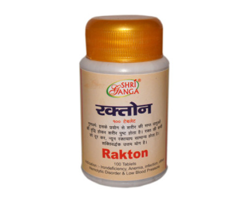 Рактон Шри Ганга (Rakton Shri Ganga), 100 таблеток