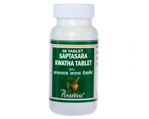 Саптасара экстракт Пунарвасу (Saptasara extract Punarvasu), 100 таблеток - 30 грамм