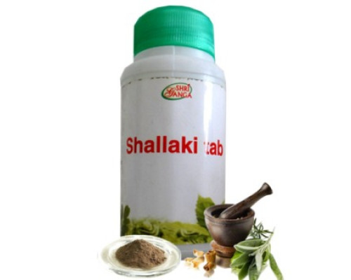 Шаллаки Шри Ганга (Shallaki Shri Ganga), 120 таблеток - 100 грамм