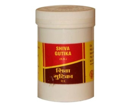 Shiva gutika Vyas Pharmacy, 100 tablets - 50 grams