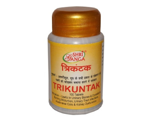 Трикунтак Шри Ганга (Trikuntak Shri Ganga), 100 таблеток