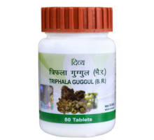 Трифала Гуггул (Triphala Guggul), 80 таблеток - 40 грамм